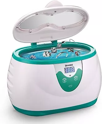 Ultrasonic Cleaner  3800S Professional Jewelry Cleaner W/ Timer - Green • $51.31