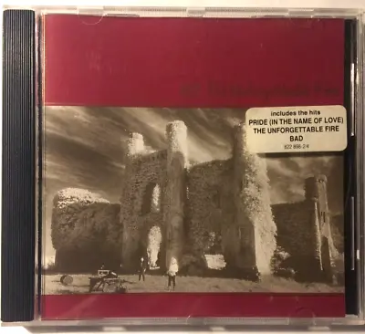 U2 Original Australian Polygram THE UNFORGETTABLE FIRE CD With Hype Case Sticker • $30