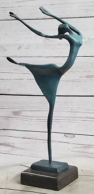 Milo's Abstract Woman Sculpture Handmade Bronze Art With Special Patina • $99.50