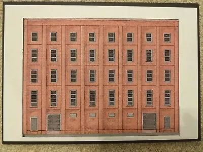 £4.50 • Buy 00 Model Railway Backscenes - Trackside Warehouse On 5mm Foamboard.