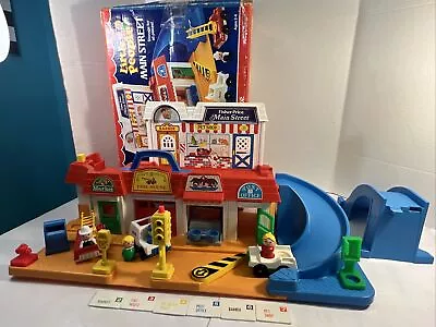 Vintage Fisher Price 2500 MAIN STREET Set IOB LITTLE PEOPLE With Original Box! • $159.99