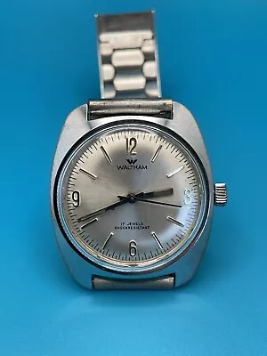 Vintage Waltham Men’s Watch Waltham Bracelet Serviced And Running Well • $20