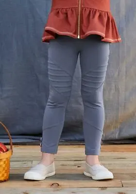 NWT MATILDA JANE Just Imagine Keely Girls Button Cuff Moto Leggings Size 2 • $24.95