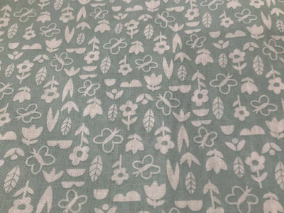 £3.59 • Buy Cotton Print Eggshell /White Dress-Making Soft Furnishings Craft Fabric 1mx130