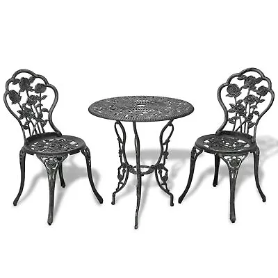 USA Garden Bistro Table And Chairs Set Cast Aluminium Outdoor Furniture Park • $257.59