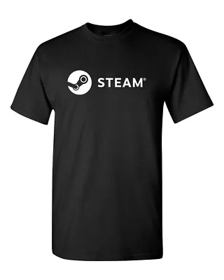 STEAM PC Gaming Logo PC GAMER Tee T-shirt Short & Long Sleeve Multiple Sizes • $17.99