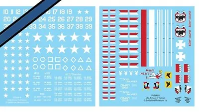 Flames Of War: US Armour In Vietnam Decals • $13.50