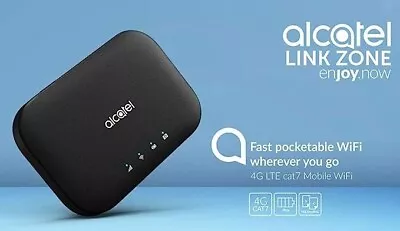 Alcatel Link Zone MW70VK Unlocked 4G Mobile WiFi Router Hotspot Broadband Dongle • £19.45