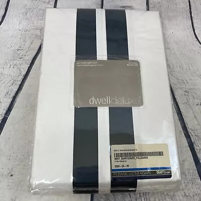 Dwell Deluxe Full Queen Duvet Set Parallel Cinder Egyptian Cotton 450 Count • $82.78