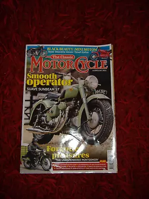 Magazine  The Classic Motorcycle  February 2024 Issue # 02 • $6.17