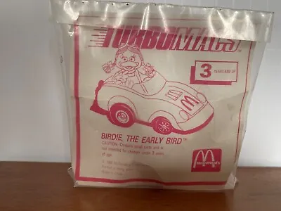 McDonald's Turbomacs Happy Meal Toy 1988 NIP Vintage  Birdie • $3