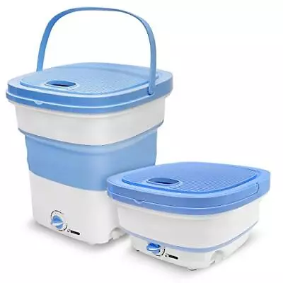 PURE CLEAN Portable Mini Washing Machine Lightweight Collapsible Bucket • $65.28