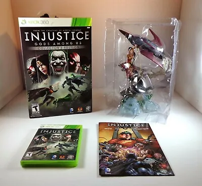 $94.95 • Buy Injustice Gods Among Us Collector's Edition Xbox 360 Statue Comic & Game NO DLC