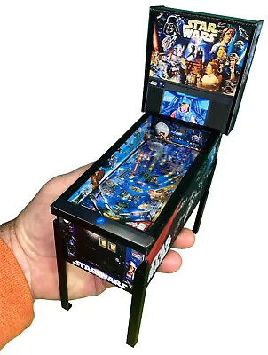 1/8 Scale “Star Wars” Pinball Machine Replica Model Keepsake Collectible Toy • $129.99