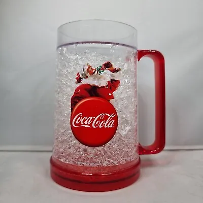 RARE Coca Cola - Plastic Chilled Pint Tankard/ Mug - Gift Frosted Santa Xmas Red • £29.99