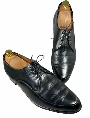 Benson And Harvey Ltd. Vintage Mens Size 8.5 D Black Leather Oxford Dress Shoes • $55.99