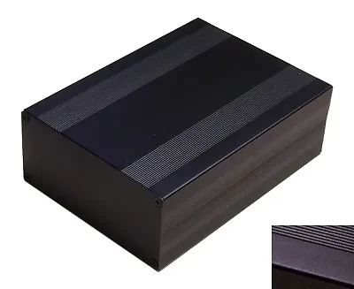 DIY Black Aluminum Project Box Enclosure Case Electronic Large _Big • $21