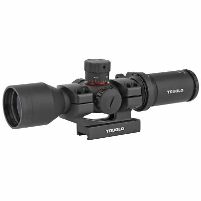 Truglo Tactical 30 Rifle Scope 3-9X42 30mm Illuminated Ret W/1 Piece Base Black • $122.31