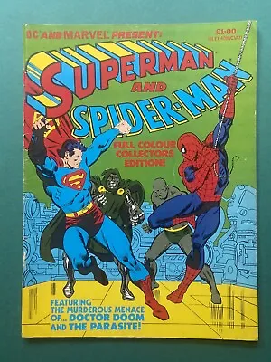 £15.99 • Buy Superman Spiderman Collectors Edition VG (UK 1981) Reprints Treasury Edition 28