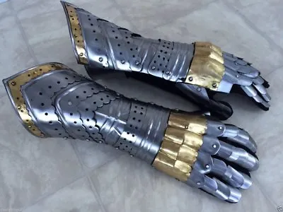 £99.99 • Buy Collectibles MEDIEVAL GAUNTLETS GLOVES ARMOR HANDGUARD