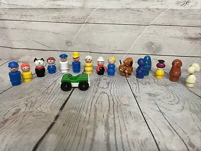 Lot Of Vintage Fisher Price Little People Figures • $10