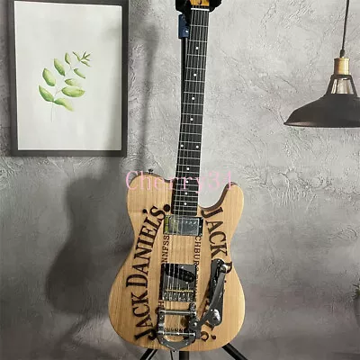 Vintage Natural Jack Daniels TL Electric Guitar Chrome Hardware HS Pickups • $289