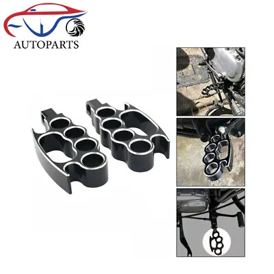 2PCS Flying Knuckle Control Foot Pegs For Harley V-Rod Sportster Dyna Softail  • $17.89
