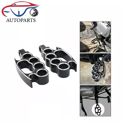 Pair Flying Knuckle Control Foot Pegs For Harley V-Rod Sportster Dyna Softail  • $17.89