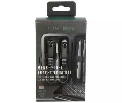 Manicure Set Manicure Pedicure Kit Nail Grooming Kit For Men 7 In 1 Travel Nail • $10