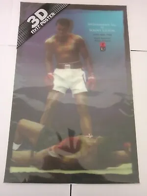 Muhammad Ali Vs. Sonny Liston 3D 11x17 Poster New/Sealed • $15