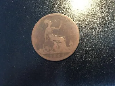 1889 Queen Victoria 'bun ' Penny In Near Fine Grade • £0.99