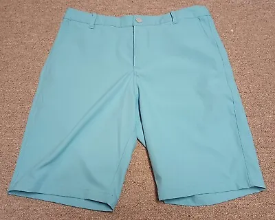 PUMA Jackpot Performace Fit Golf Shorts 10  Inseam MENS 32 Blue • $14.99