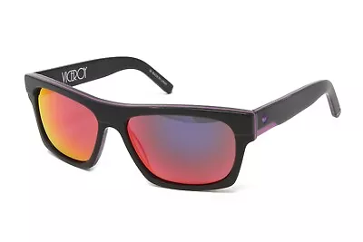 New! Dragon Men's Sunglasses Viceroy2 805 Matte Black W/Red Orange Lens Sz 61mm • $59.99