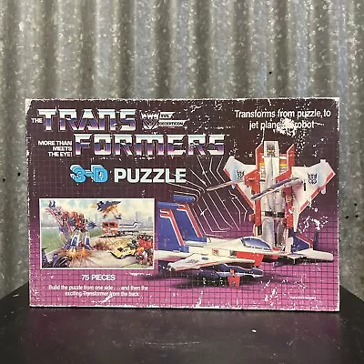 Transformers G1 3D Stand Up Jigsaw Puzzle - Vintage - 1985 - Complete • $47.80