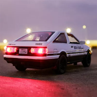 1:28 Initial D AE86 Toyota TRUENO Model Car Diecast Toy Vehicle Gift Collection • $48.59