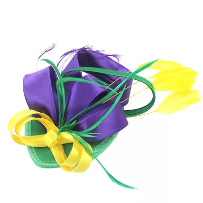 Ladies Flower Hair Clip Headband Top Hat Wedding Fascinator Royal Ascot Race CZ • £7.49