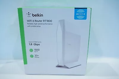 Belkin AX3200 OPENWRT Installed WiFi 6 Dual Band Router (RT3200) Has 4x Ports • $49.99