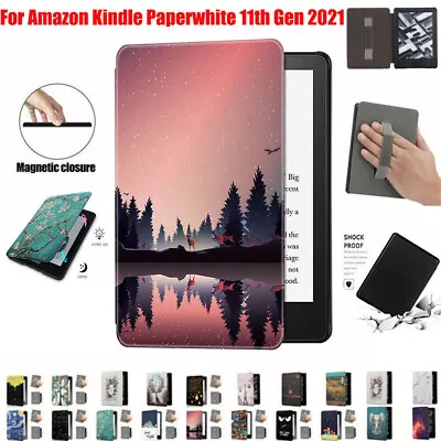 $16.66 • Buy For Amazon Kindle Paperwhite 11th Gen 6.8  2021 Tablet Case Smart  Leather Cover