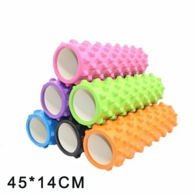 $26.01 • Buy Grid Roller Yoga Foam Trigger Point Massage Pilates Physio Gym Exercise EVA PVC