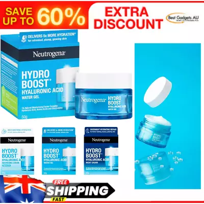 Neutrogena Hydro Boost Hyaluronic Acid Water Gel Moisturizer 50g - White • $33.53