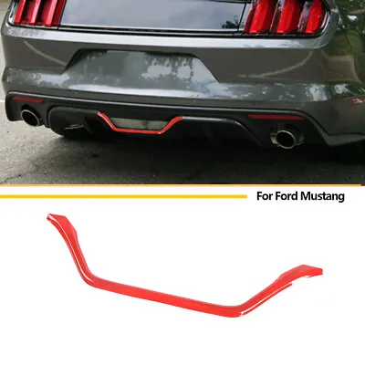 Red Rear Light Lamp Decoration Cover Trim Fit For Ford Mustang 2015+ Accessories • $26.39