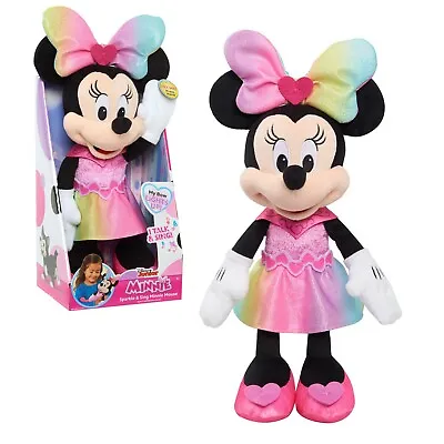 Disney Clubhouse Junior Singing Fun Minnie Mouse Mickey Talking Doll Plush Toy • $27.95