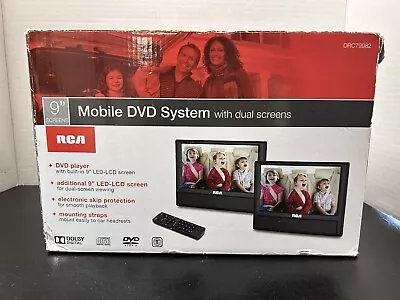 RCA Mobile DVD System W/ 9  Dual Screens - Car Headrest Mounting - UNUSED • $29.99