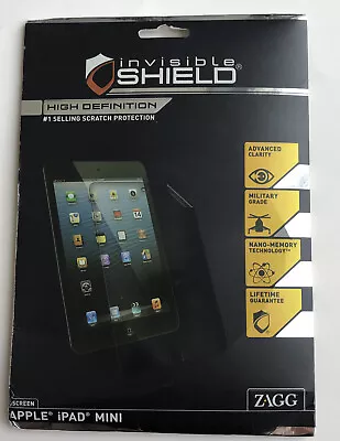 Zagg Invisible Shield Original Apple IPad Mini Screen Protector IPad Mini (NEW) • $10