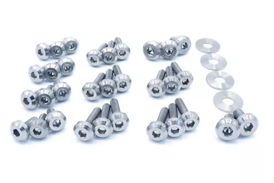 Dress Up Bolts Evo 8 VIII 9 IX 03-06 4G63T Titanium Stage 3 Engine Kit Polish • $186.99