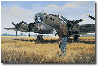 Reunion By David Gray - B-17 Flying Fortress - Aviation Art Prints - Gifts • $95