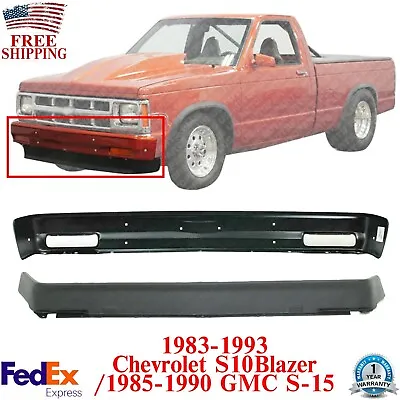 Front Bumper Primed + Valance For 83-94 Chevrolet S10 Blazer / 82-93 S10 Pickup • $163.97