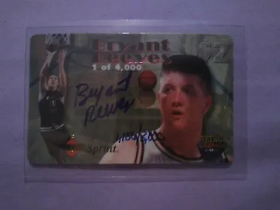 $5 • Buy Bryant Reeves Autograph Sprint Phone Card 1 Of 4000.