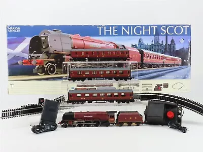 OO Hornby/Marks & Spencer R1104 LMS  The Night Scot  4-6-2 Steam Passenger Set • $199.95