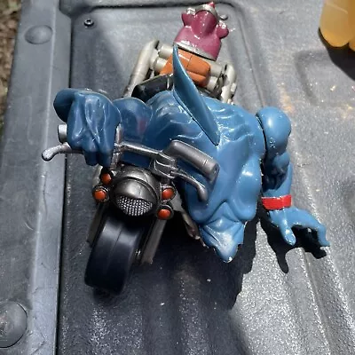 Vintage 1995 Mattel Street Sharks Rip Rider Motorcycle Action Figure • $50
